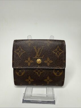 Louis Vuitton Elise Brown Monogram Wallet Tri-Fold | Unisex | Pre-Owned |